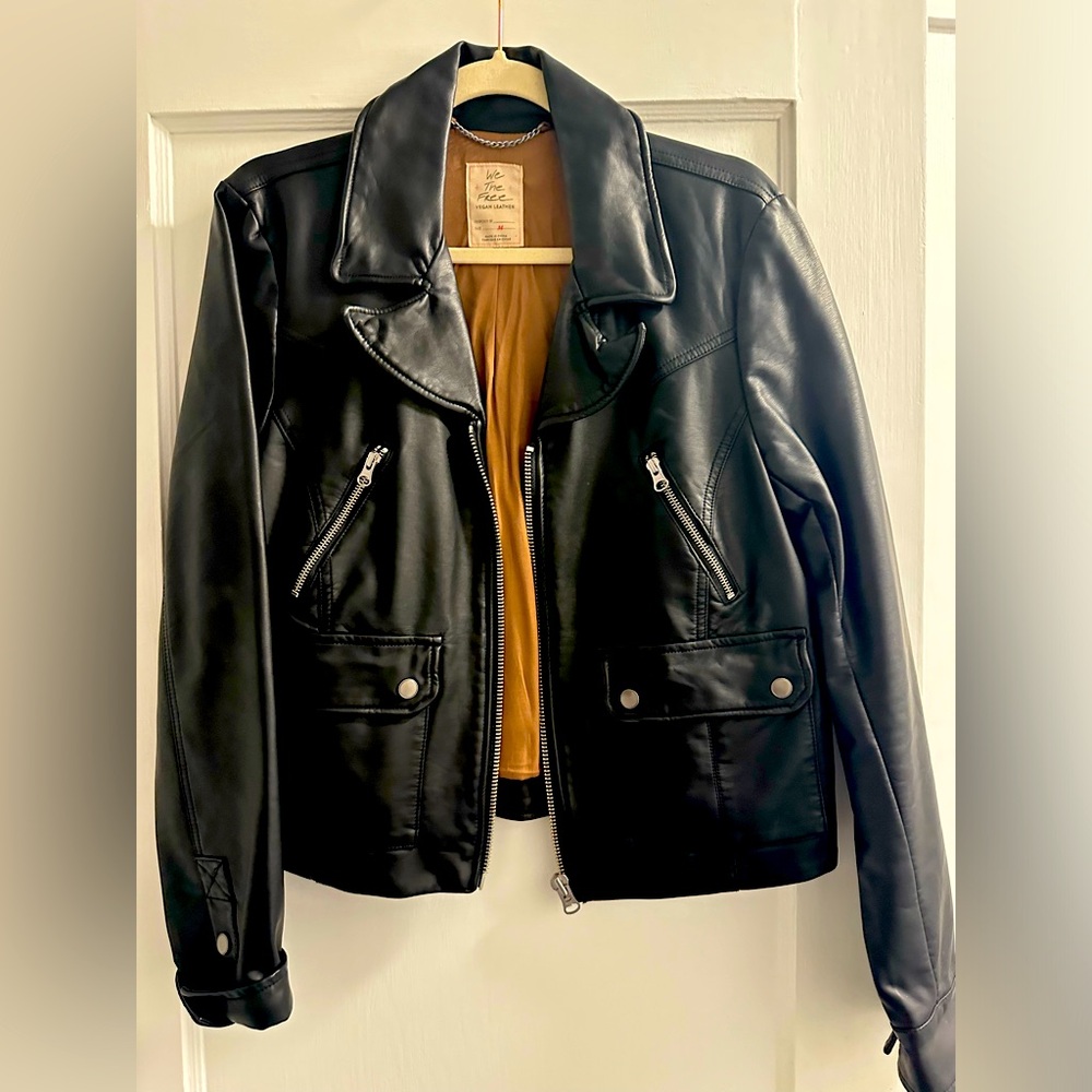 Free People Motorcycle Jacket